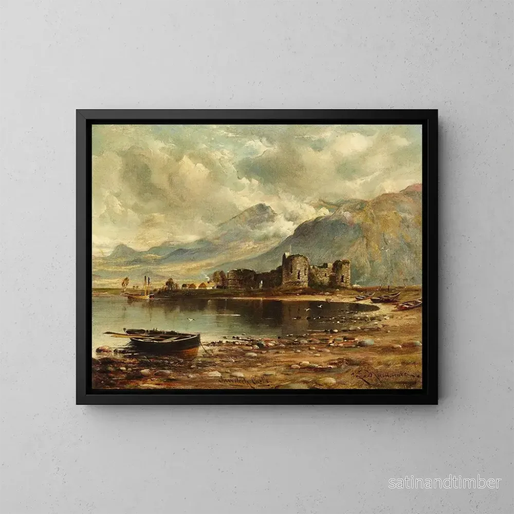 Reproduktion av målningen Château d'Inverlochy - John Blake Macdonald
