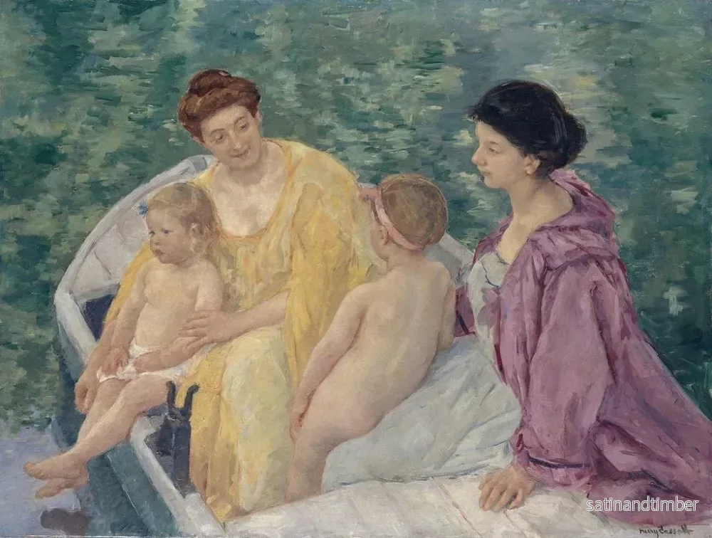 Reproduktion av målningen Le bain - Mary Cassatt - Bild 2