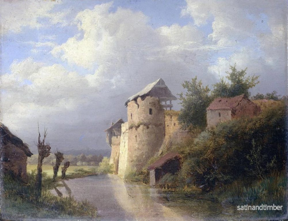 Reproduktion av målningen La vieille forteresse - Louwrens Hanedoes - Bild 2