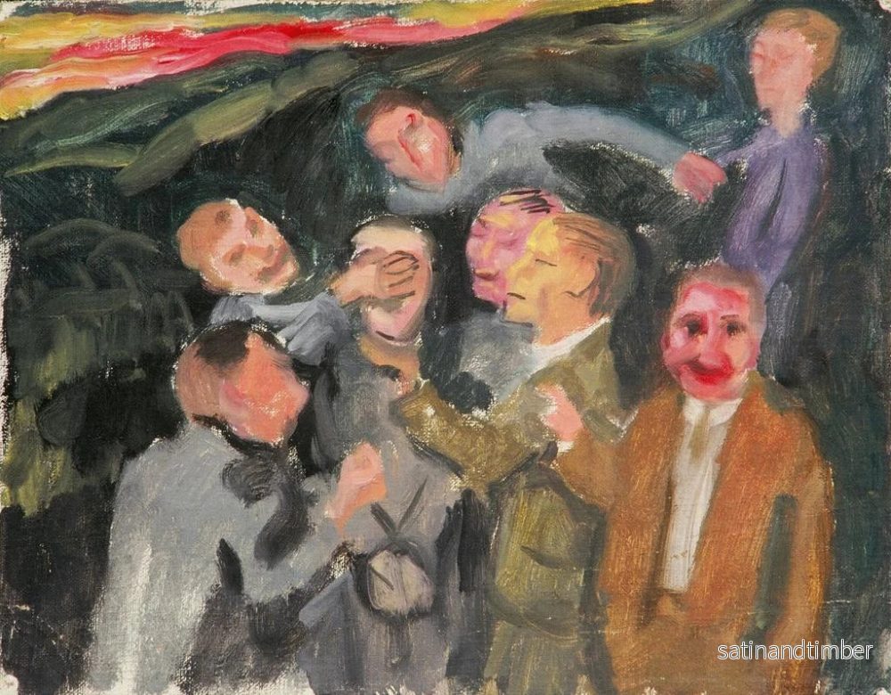 Reproduktion av målningen Société joyeuse - Walther Gamerith - Bild 2