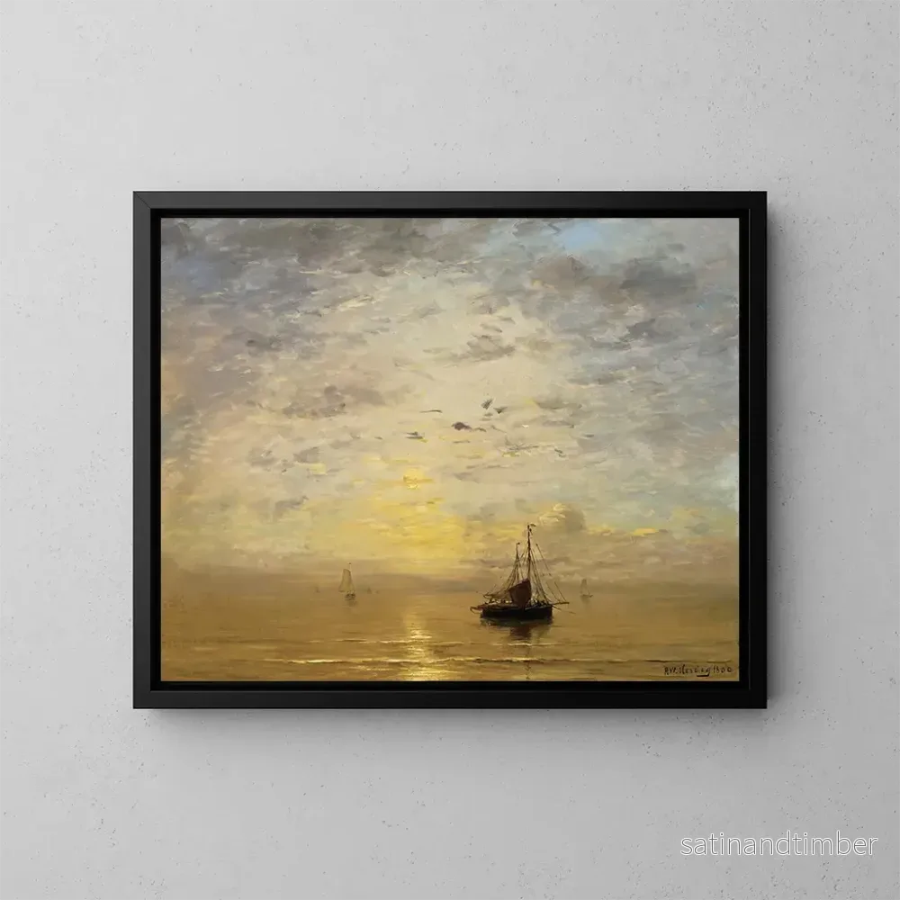 Reproduktion av målningen Marine - Hendrik Willem Mesdag