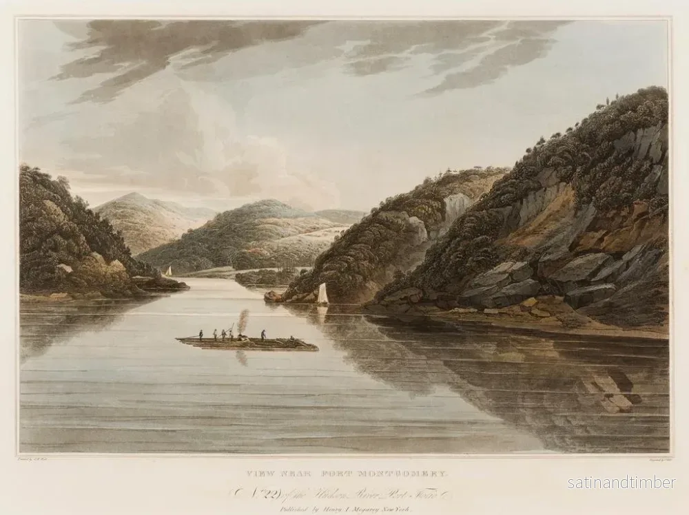Reproduktion av målningen Vue près de Fort Montgomery - William Guy Wall - Bild 2