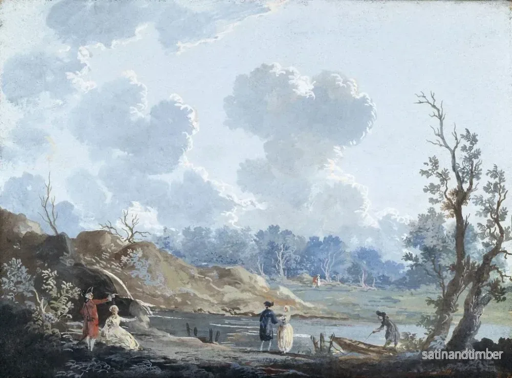 Reproduktion av målningen La Petite Cascade - Louis Bélanger - Bild 2