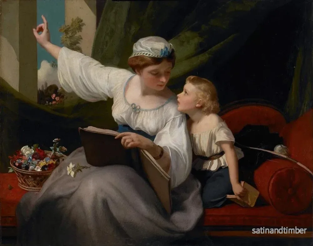 Reproduktion av målningen Le Conte de fées - James Sant - Bild 2