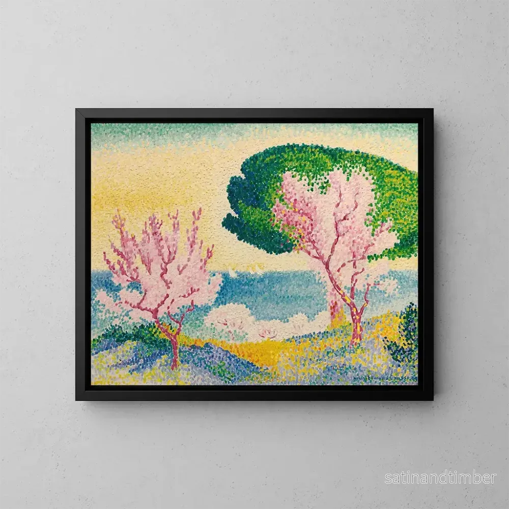 Reproduktion av målningen Vårrosor - Henri-Edmond Cross