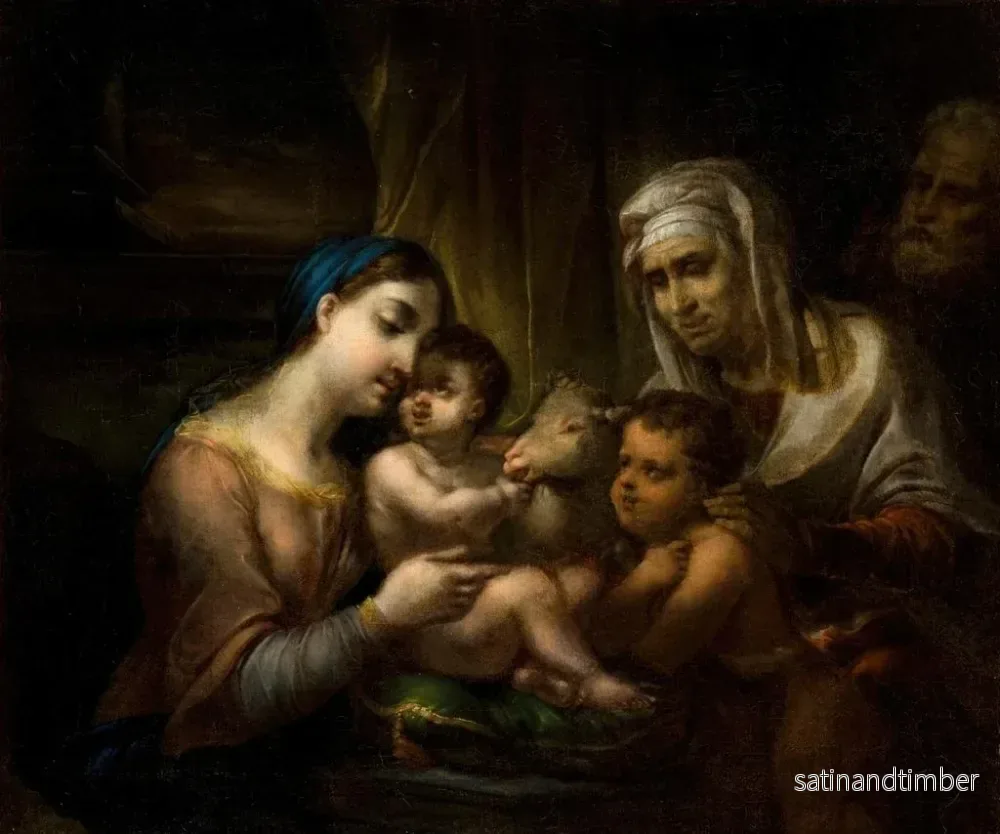 Reproduktion av målningen La Sainte Famille - Rafał Hadziewicz - Bild 2