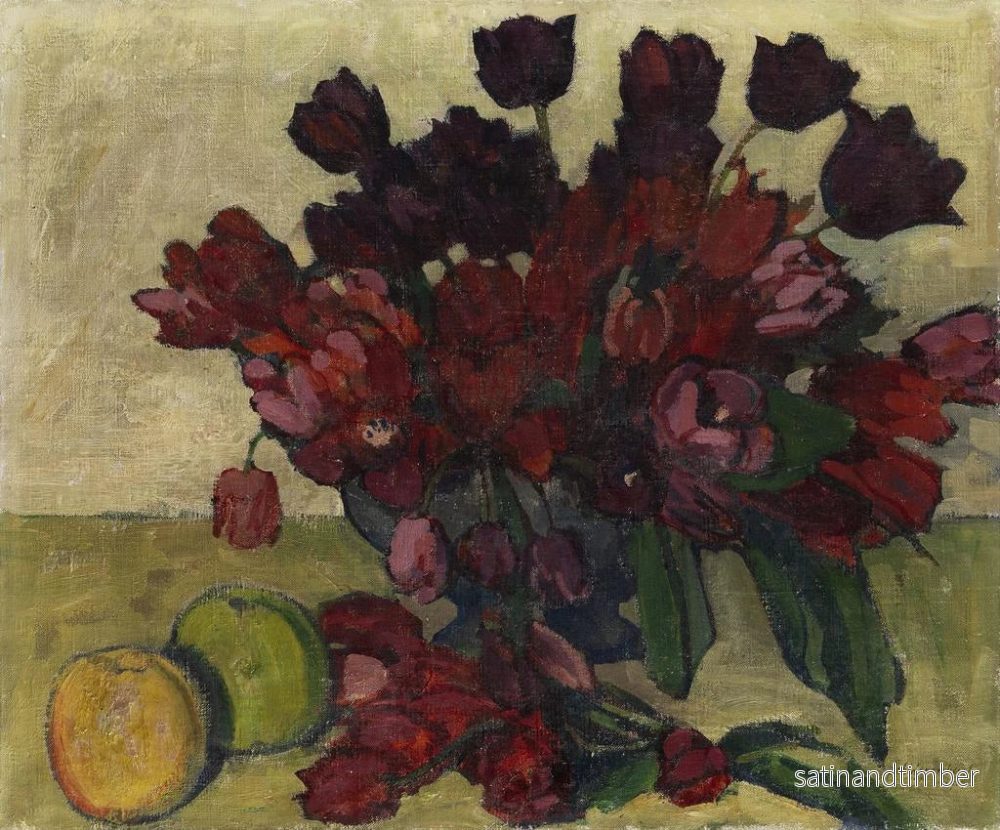 Reproduktion av målningen Naturtavla med blommor - Paul von Schlippenbach - Bild 2