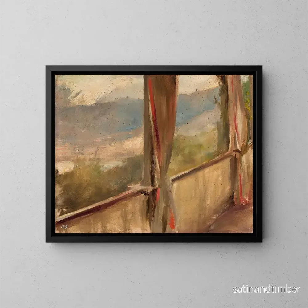 Reproduktion av målningen Vue de Yalta depuis le voyage en Crimée - Jan Cybis