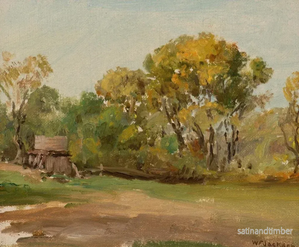 Reproduktion av målningen Under Sacramento - William Franklin Jackson - Bild 2