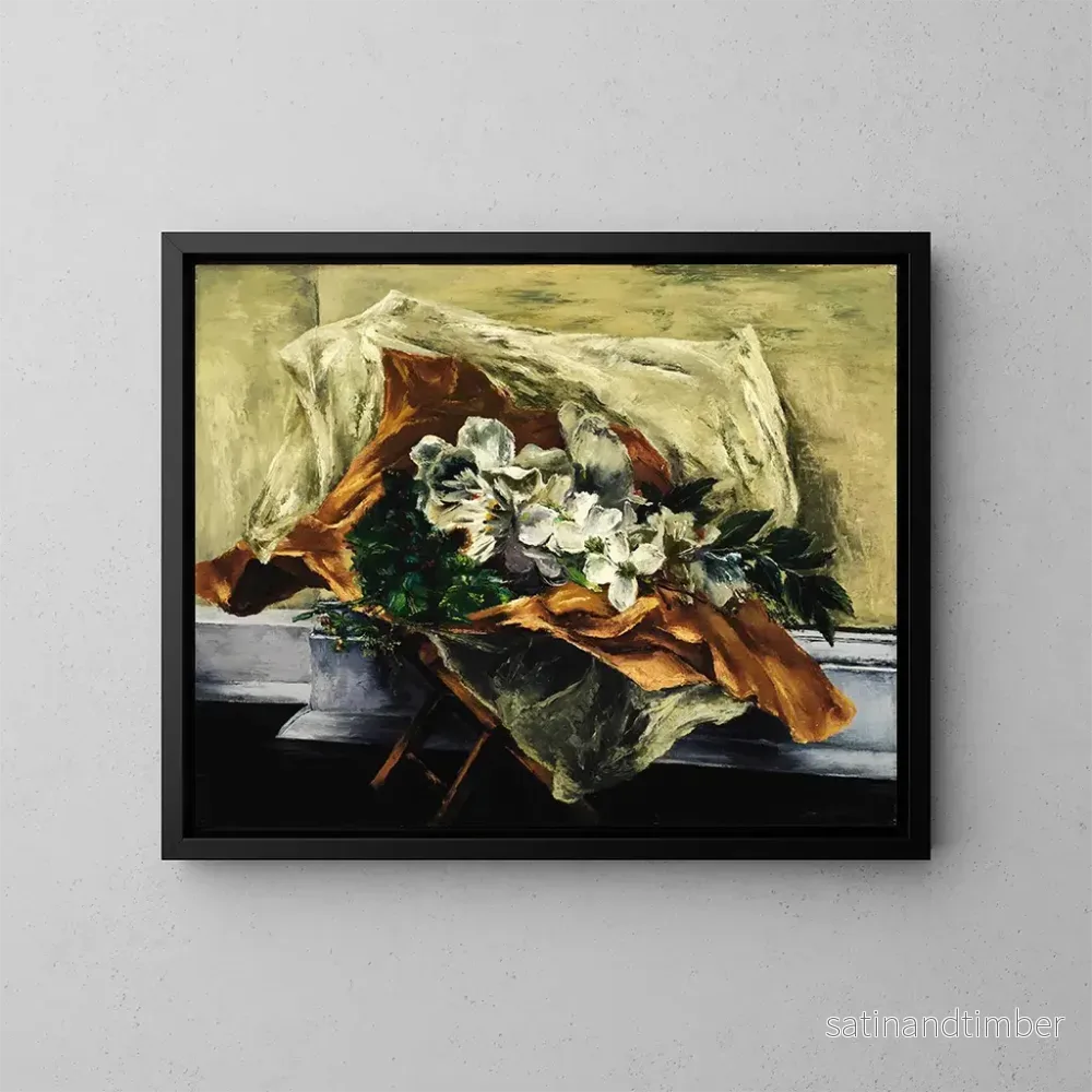Reproduktion av målningen av konstblommor - Nicola Victor Ziroli