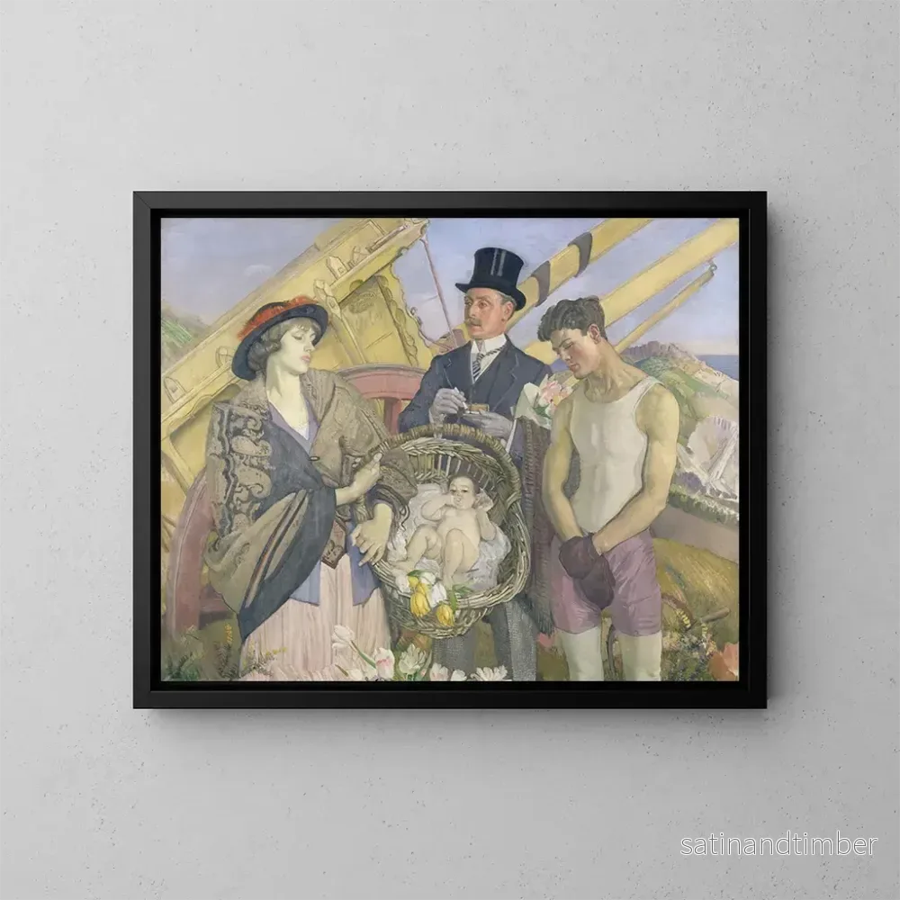 Reproduktion av målningen Personnages importants - George Washington Lambert