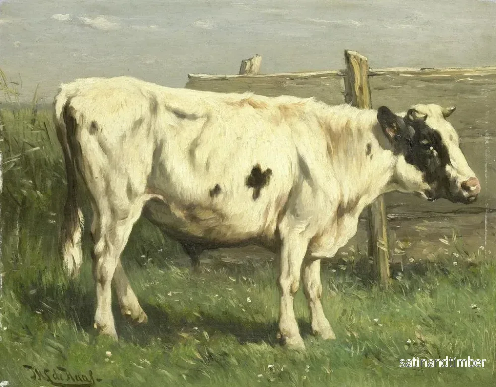 Reproduktion av målningen Ung tjur - Johannes Hubertus Leonardus de Haas - Bild 2