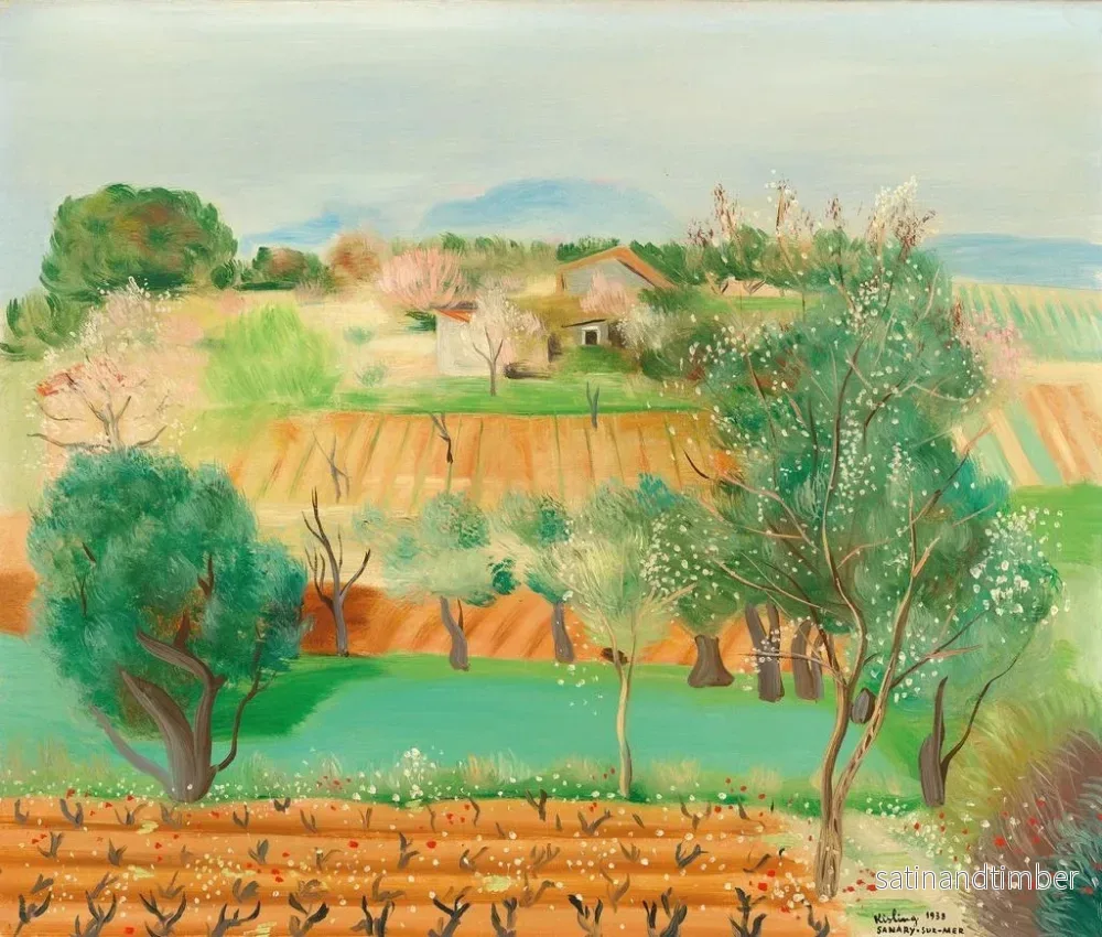 Reproduktion av målningen Sanary-sur-Mer - Moïse Kisling - Bild 2