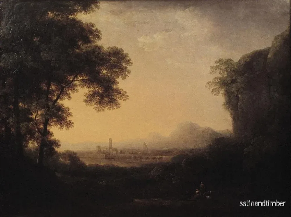 Reproduktion av målningen Landskapsromantisk - Carl Johan Fahlcrantz - Bild 2