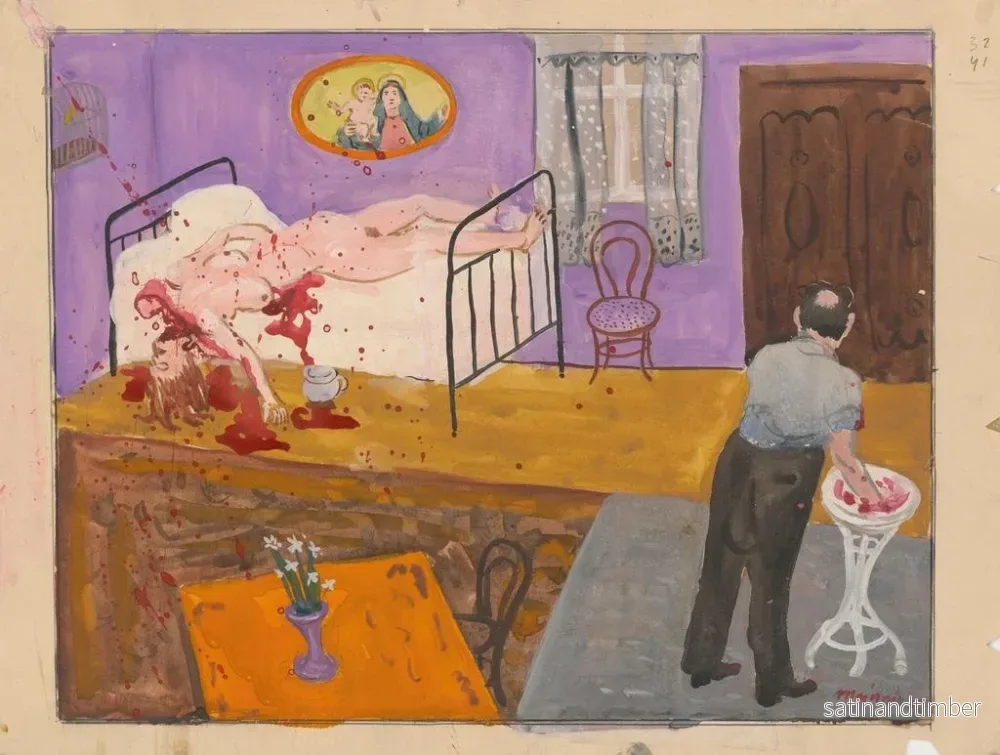 Reproduktion av målningen Amants à la périphérie - Cyprian Majernik - Bild 2