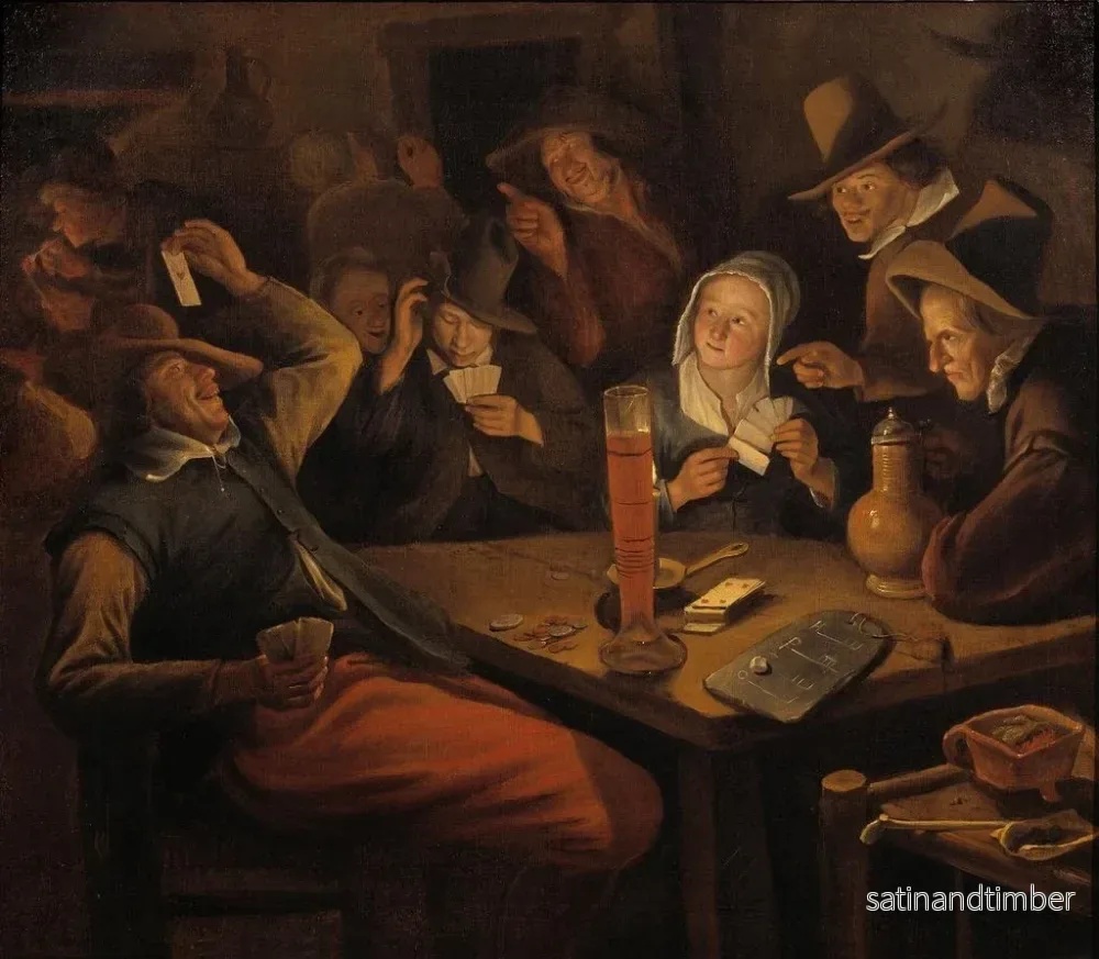 Reproduktion av målningen As de cœur - Jan Steen - Bild 2
