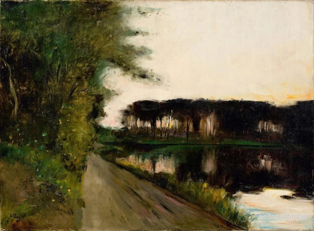 Reproduktion av målningen av Müritzsjön - Lesser Ury - Bild 2