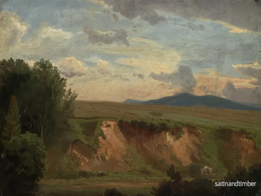 Reproduktion av målningen Landskap fransk med en naken skogsdunge - Johann Wilhelm Schirmer - Bild 2