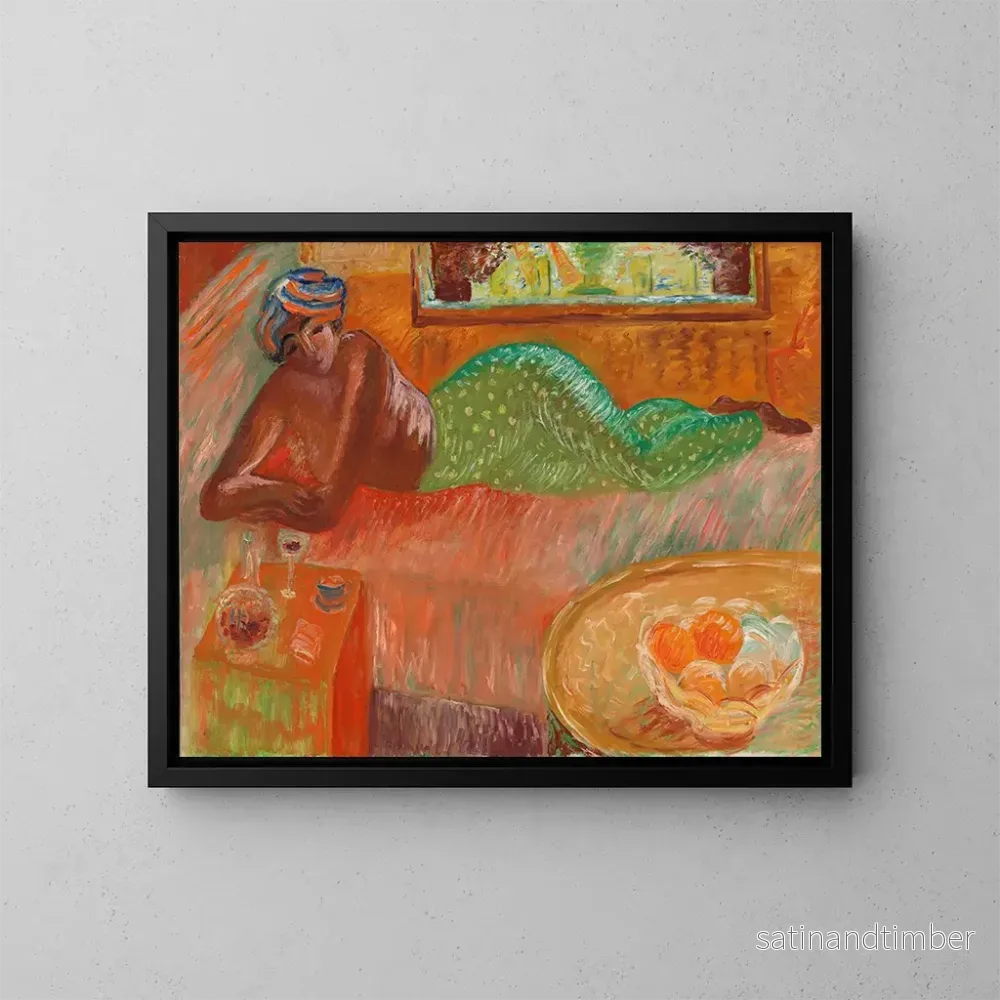 Reproduktion av målningen Odalisque allongée - Sigrid Hjertén