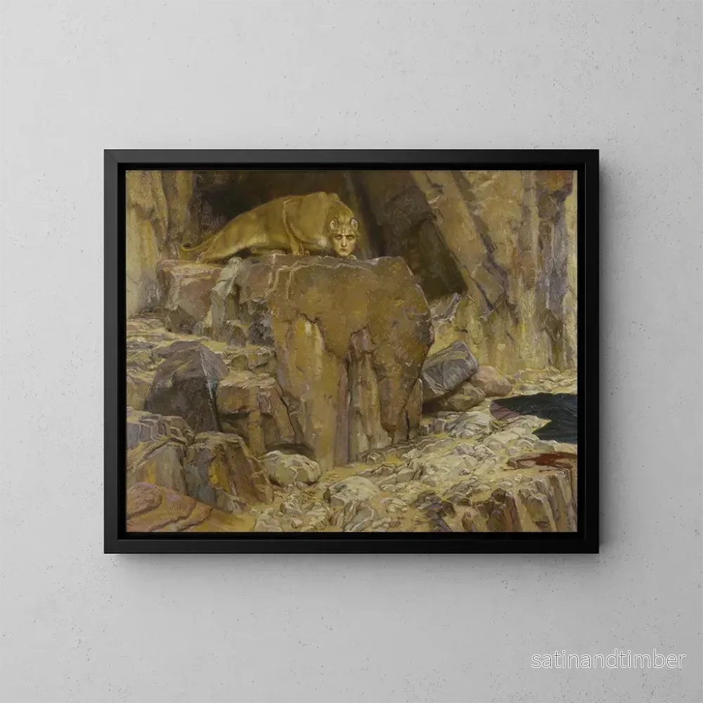 Reproduktion av målningen La Sphinx – Georg von Rosen Reproduktion av målningen La Sphinx – Georg von Rosen