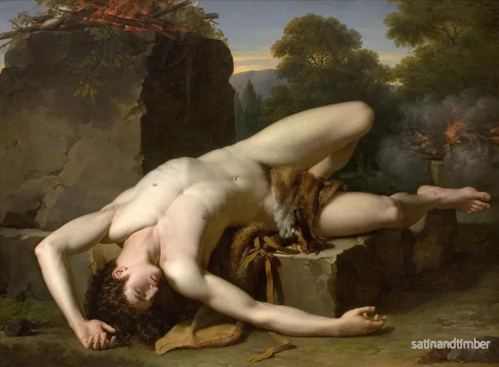Reproduktion av målningen La Mort d'Abel - François-Xavier Fabre - Bild 2
