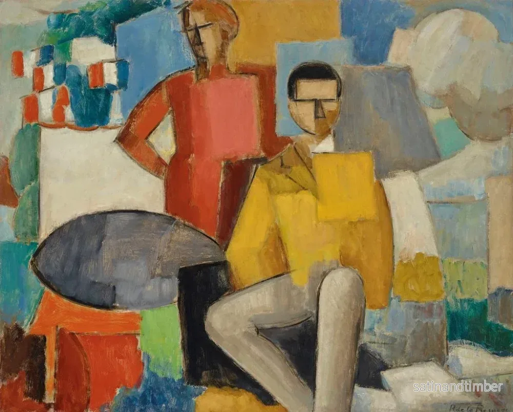 Reproduktion av målningen Le Quatorze Juillet - Roger de La Fresnaye - Bild 2