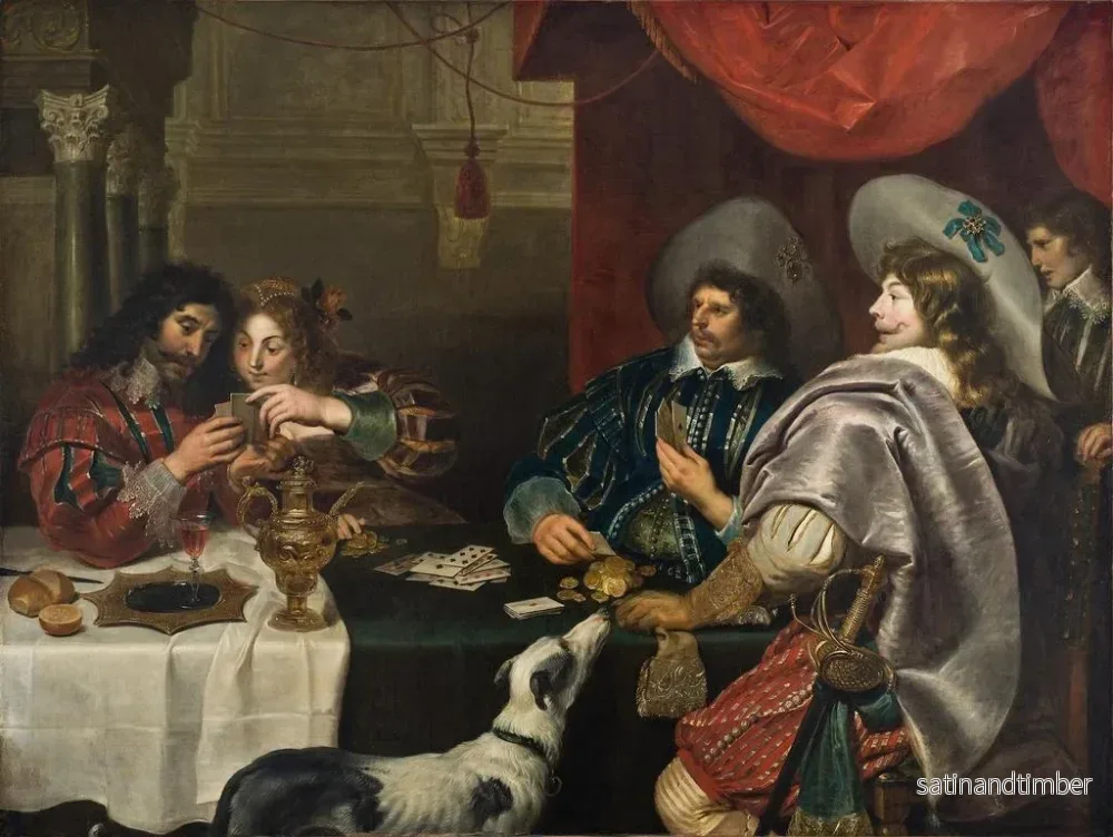 Reproduktion av målningen Le Jeu de cartes - Cornelis de Vos - Bild 2