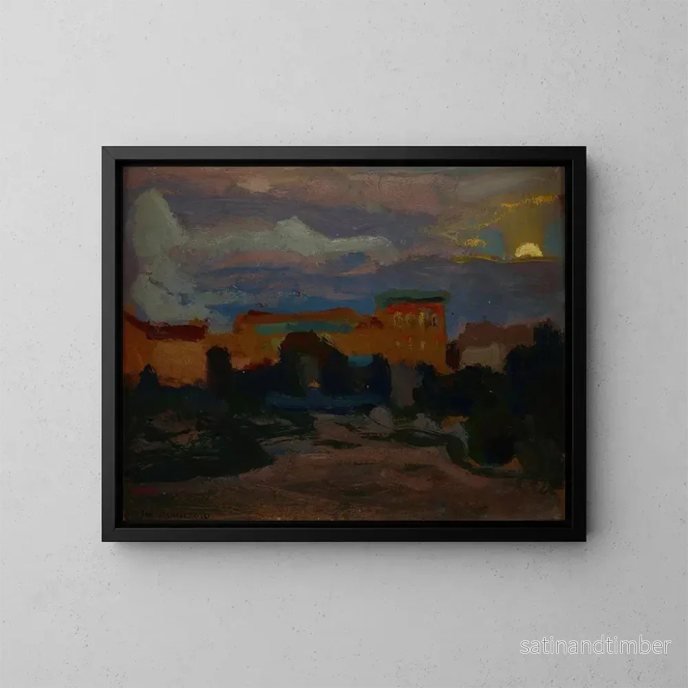 Reproduktion av målningen av Kyiv - Jan Stanisławski