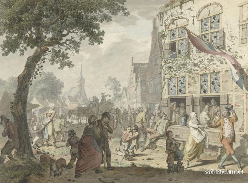 Reproduktion av målningen Fête de village - Leendert Overbeek - Bild 2