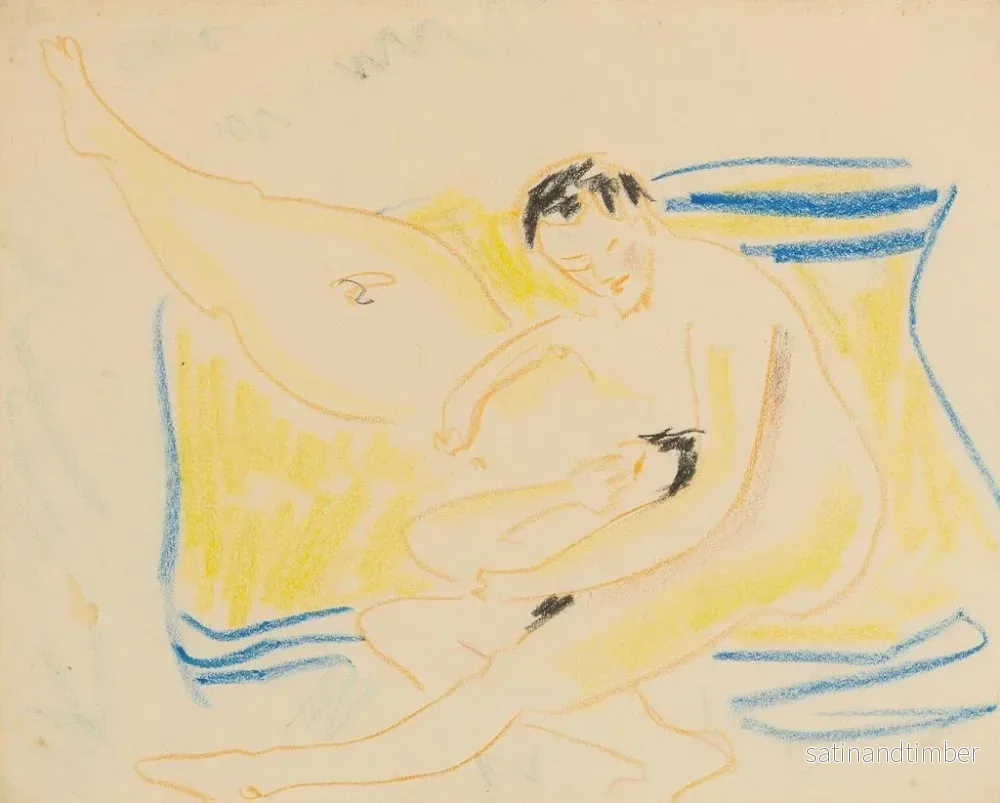 Reproduktion av målningen Par - Ernst Ludwig Kirchner - Bild 2