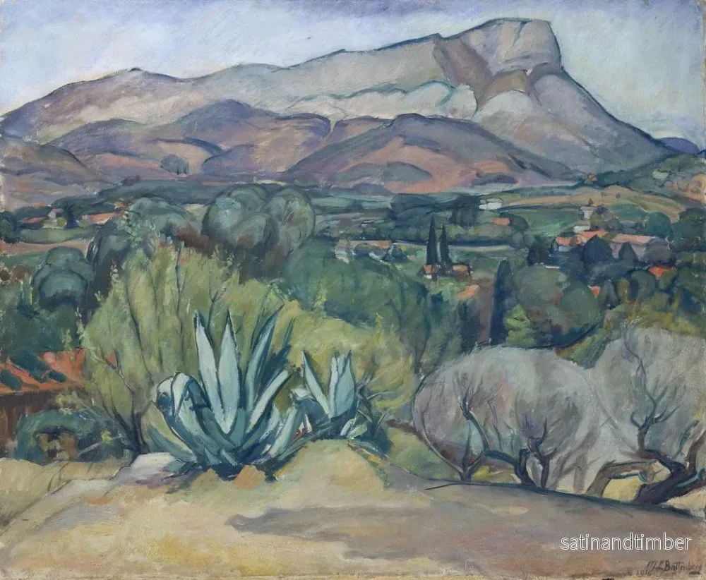 Reproduktion av målningen Landskap av Provence - Mathilde Battenberg - Bild 2