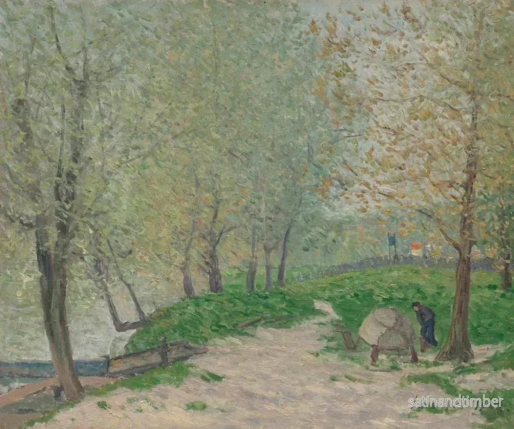 Reproduktion av målningen Vår i Champigny-sur-Marne - Maxime Maufra - Bild 2