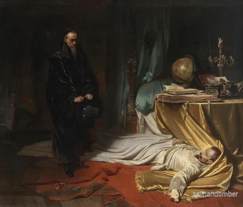Reproduktion av målningen Seni framför Wallensteins kropp - Karl Theodor von Piloty - Bild 2