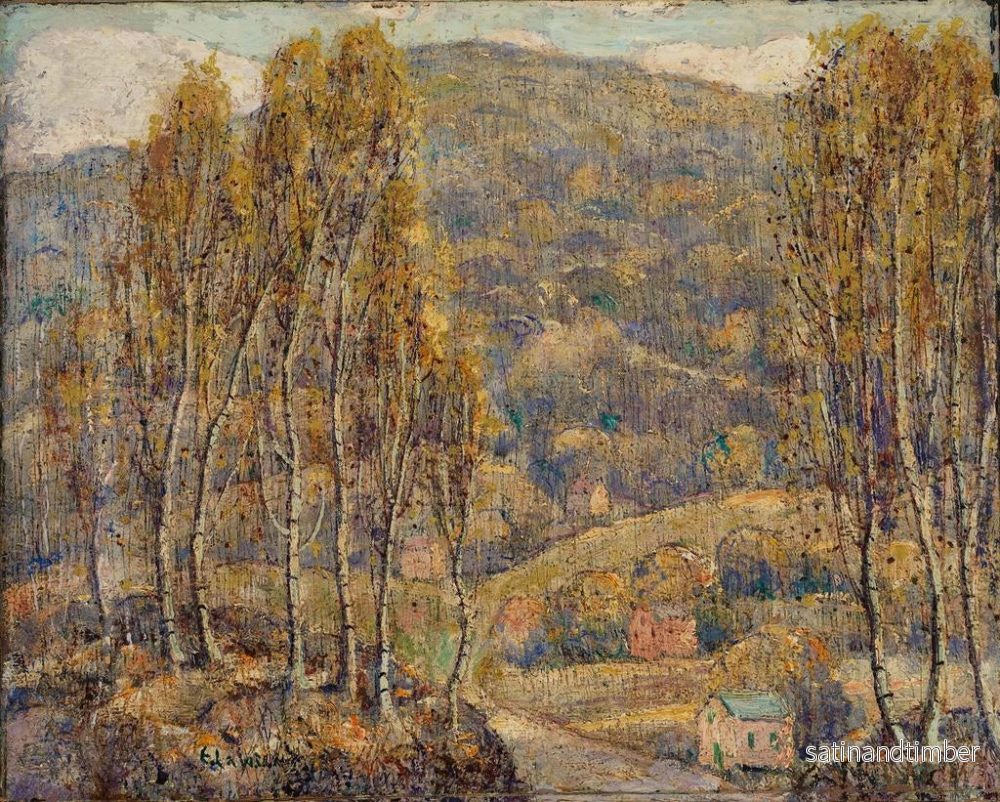 Reproduktion av målningen Hêtres - Ernest Lawson - Bild 2