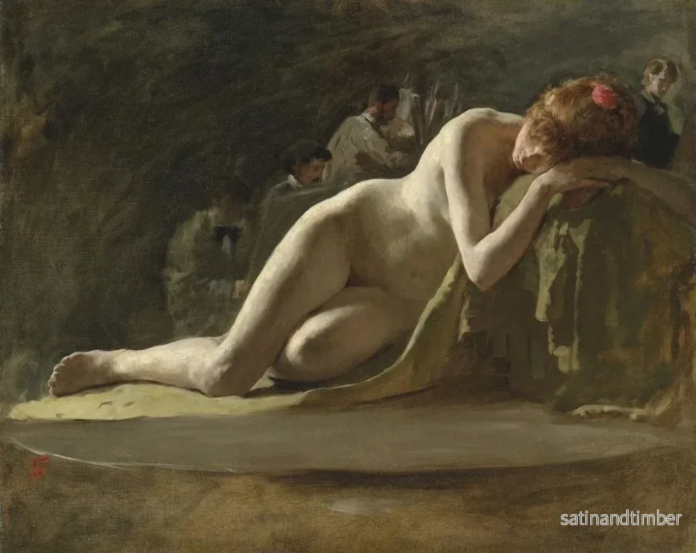 Reproduktion av målningen La classe de vie - Solomon Joseph Solomon - Bild 2