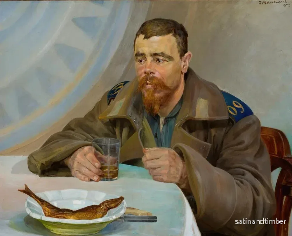 Reproduktion av målningen Exil, högra sektionen av triptyken - Jacek Malczewski - Bild 2