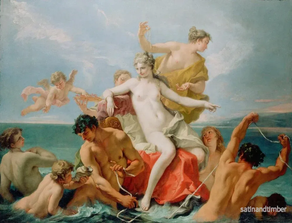 Reproduktion av målningen Triumf av Venus Marine - Sebastiano Ricci - Bild 2
