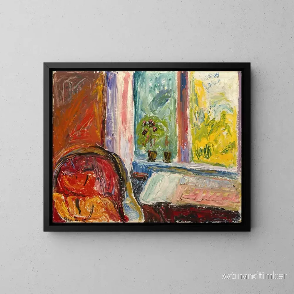 Reproduktion av målningen La chaise rouge - Thorvald Erichsen