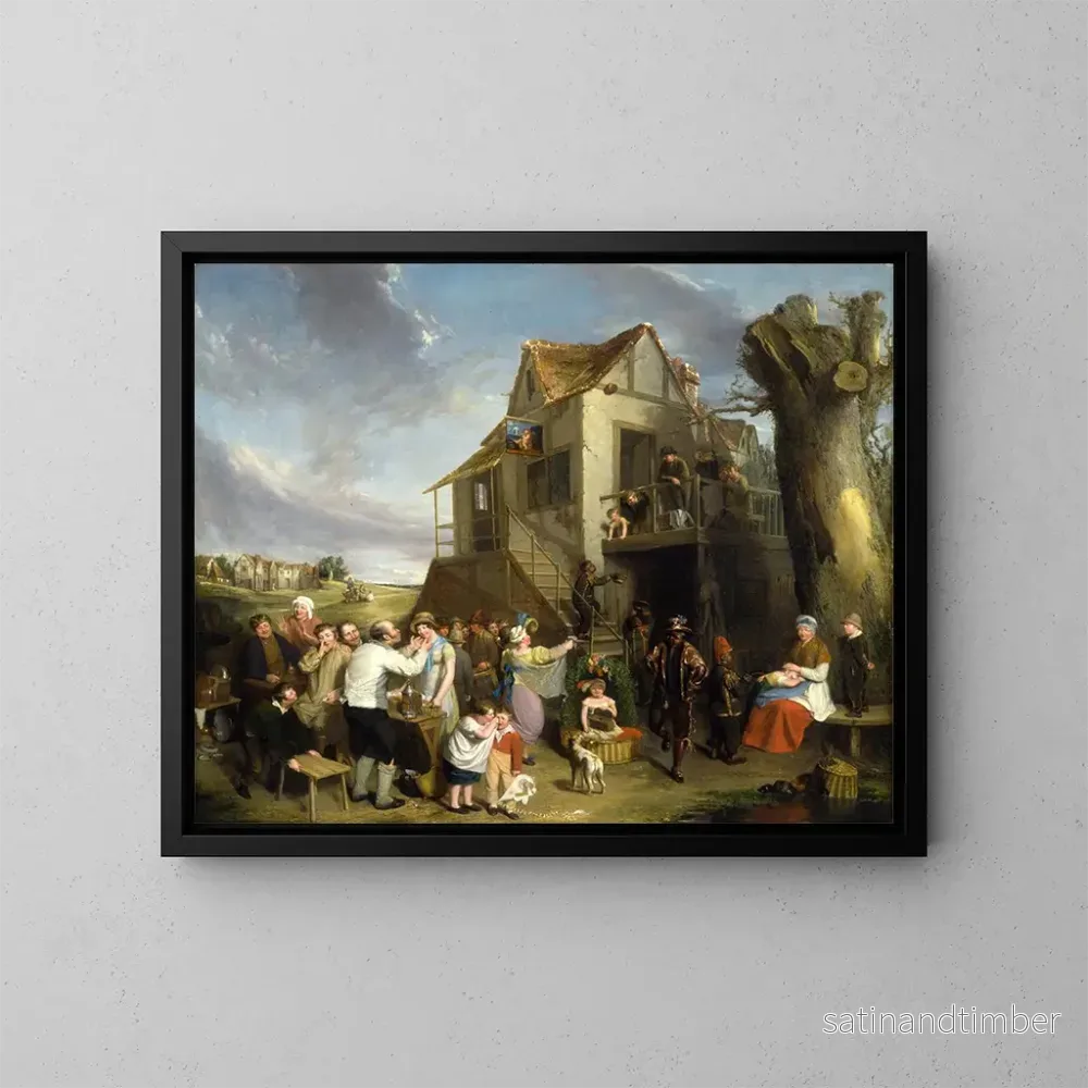 Reproduktion av målningen Fête du Travail - William Collins