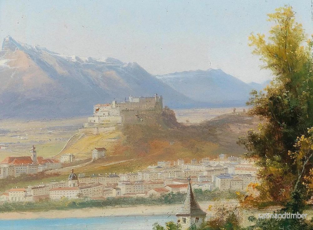 Reproduktion av målningen Forteresse de Hohensalzburg - Hubert Sattler - Bild 2