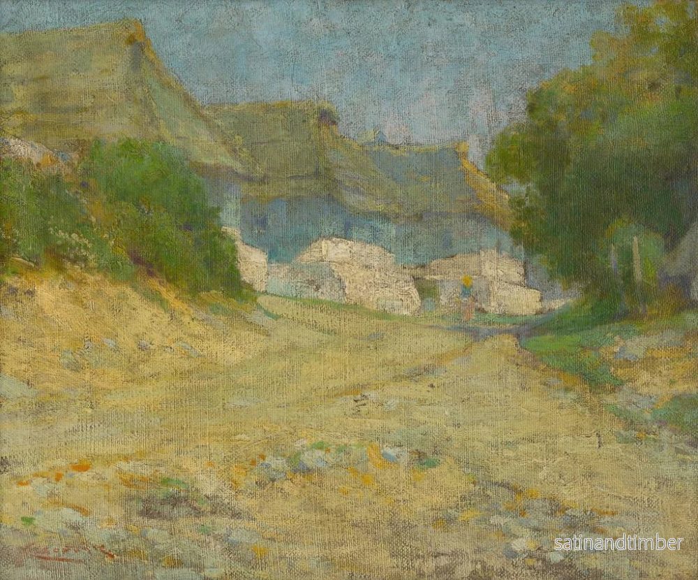 Reproduktion av målningen Village - Ludovit Ordok - Bild 2