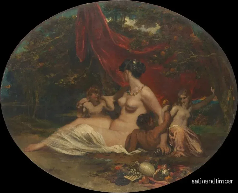 Reproduktion av målningen Allégorie - William Etty - Bild 2