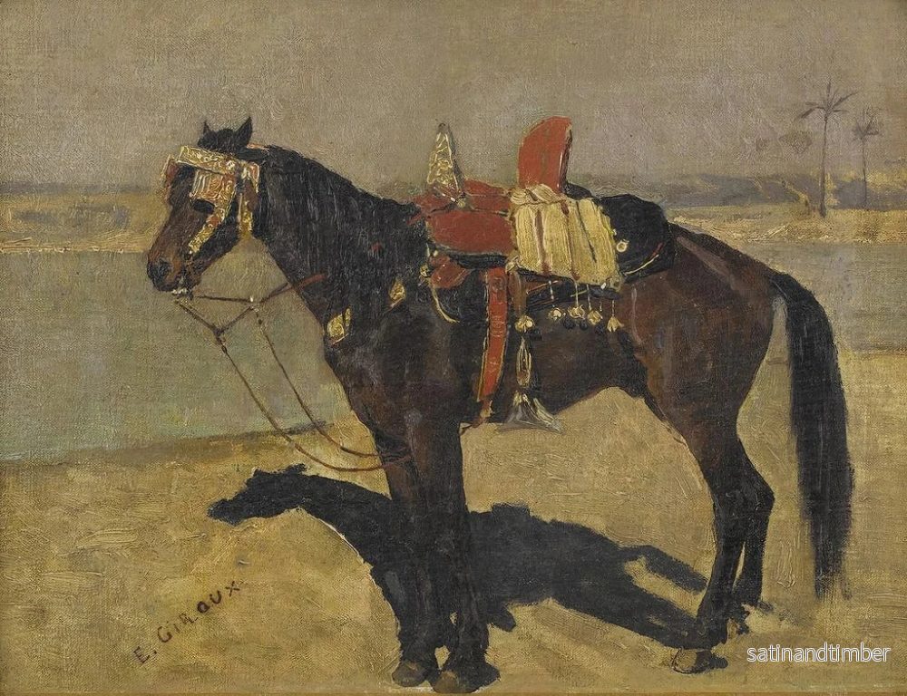 Reproduktion av målningen La Favorite - Ernest Giroux - Bild 2