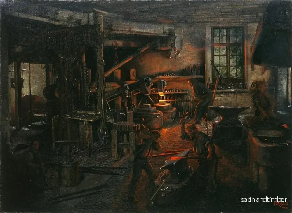 Reproduktion av målningen Le moulin à marteaux de Fauler à Falkensteig - Fritz Kohlund - Bild 2