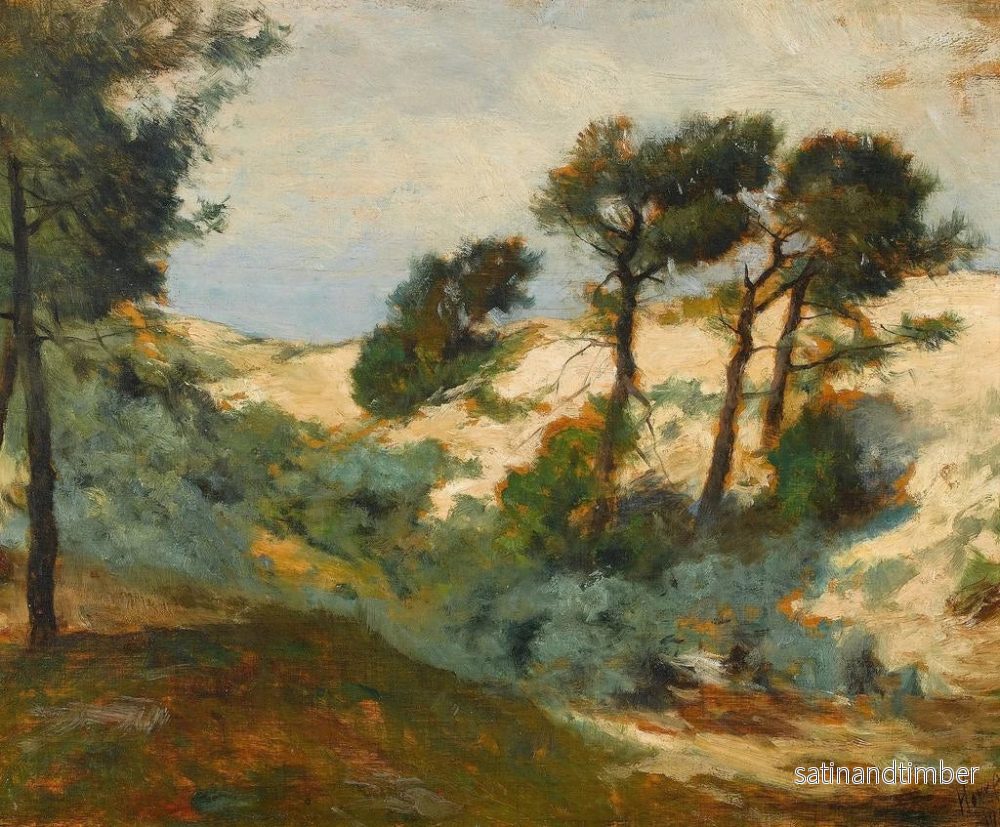 Reproduktion av målningen Dunes et pins broussailleux - William Henry Howe - Bild 2