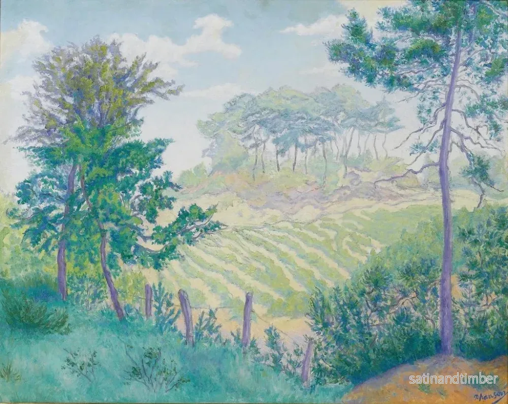 Reproduktion av målningen Les vignes sous les pins - Paul Ranson - Bild 2
