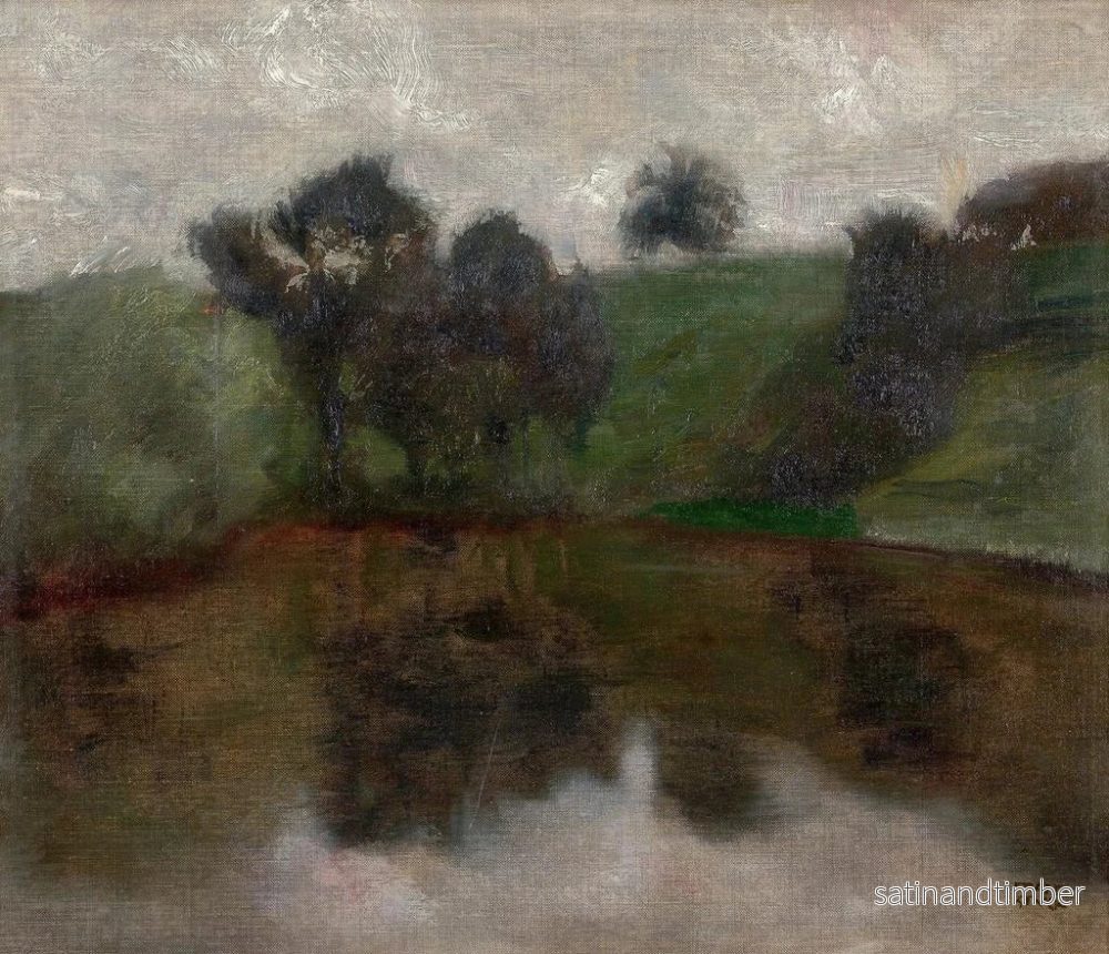 Reproduktion av målningen Landskap - Franz von Stuck - Bild 2