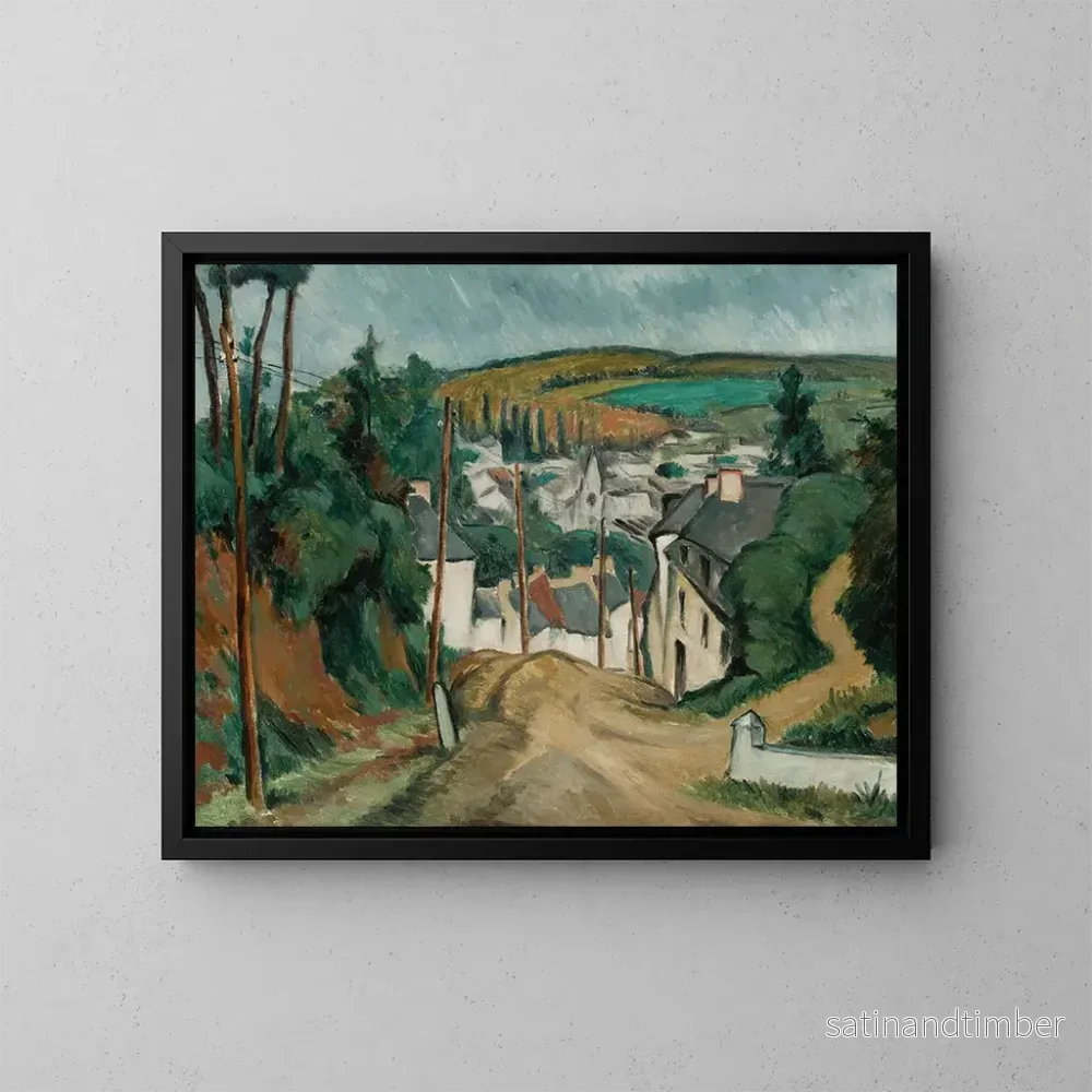 Reproduktion av målningen Landskapsbild av Lannion - Jan Rubczak
