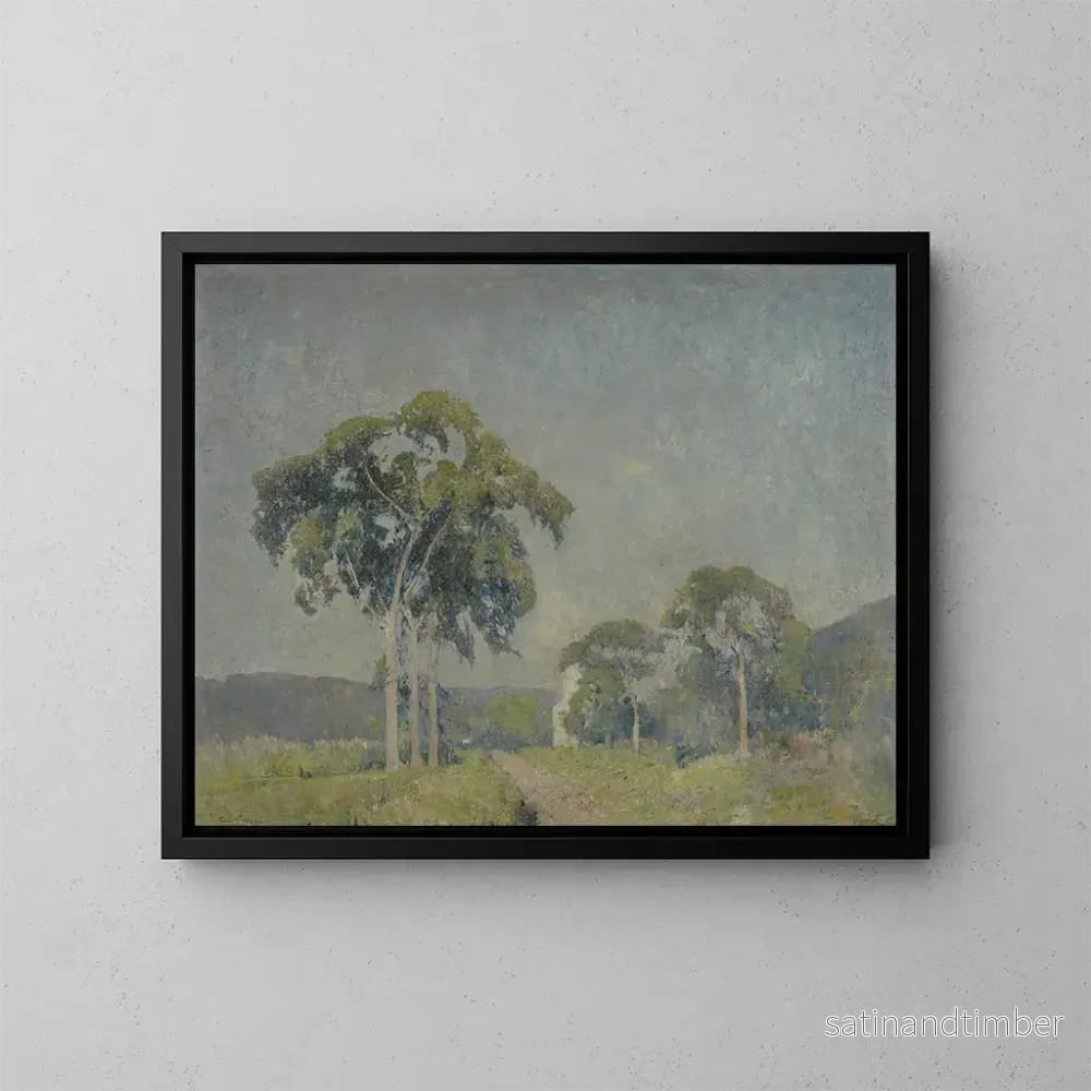 Reproduktion av målningen Landskap med träd - Emil Carlsen