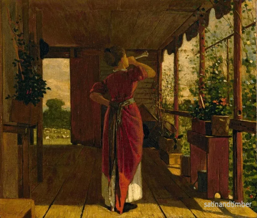 Reproduktion av målningen Le Cor de chasse - Winslow Homer - Bild 2
